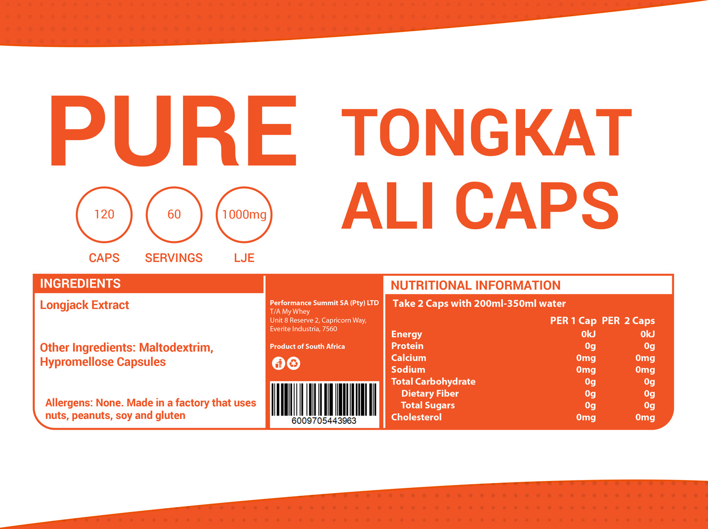 Tongkat Ali 120 Caps