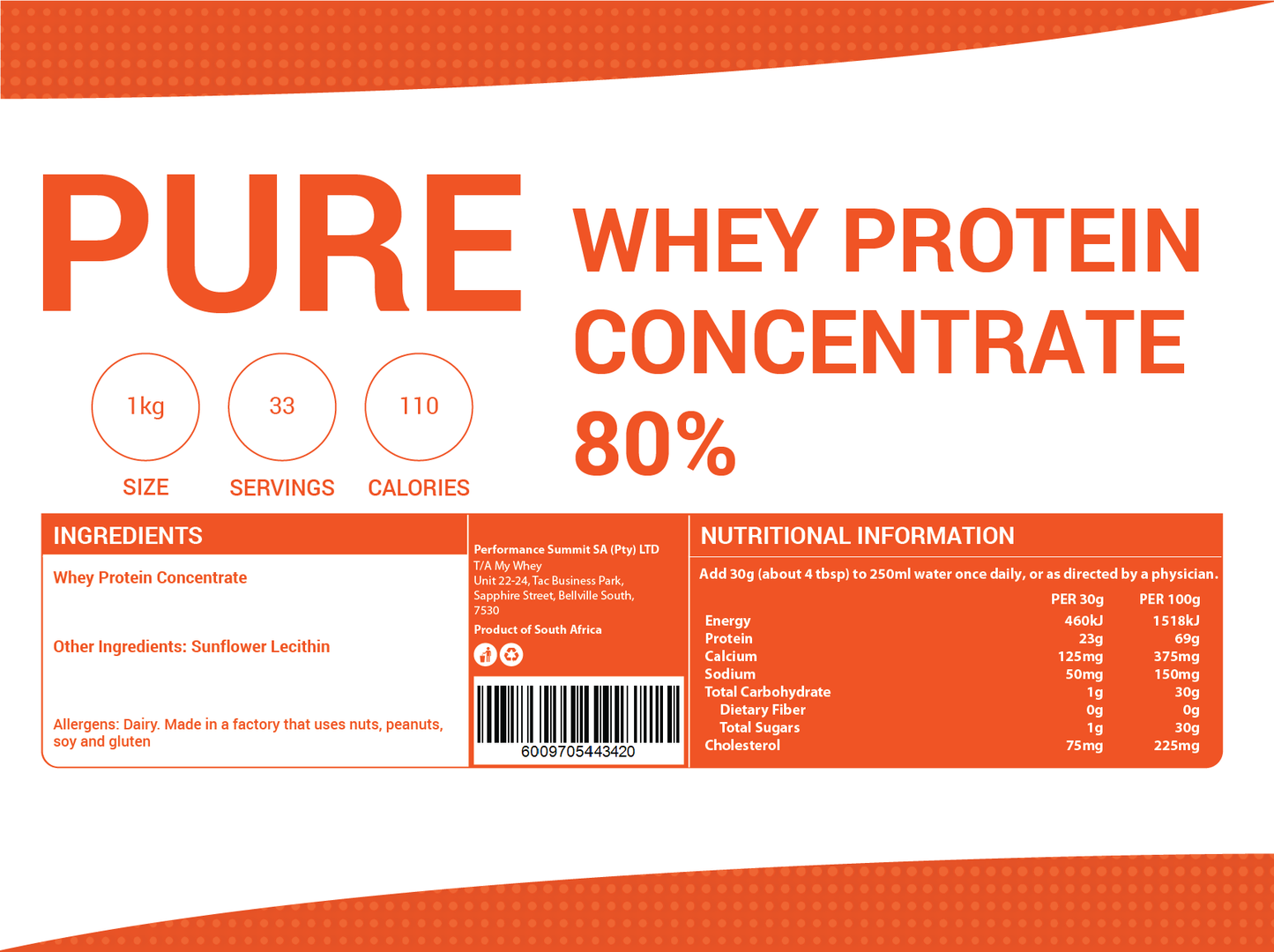 Whey Protein Concentrate 80%