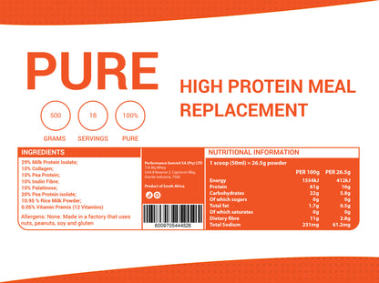 High Protein Meal Replacement