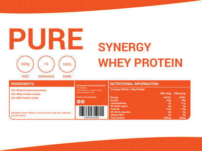 Synergy Whey Protein Formula Unflavoured