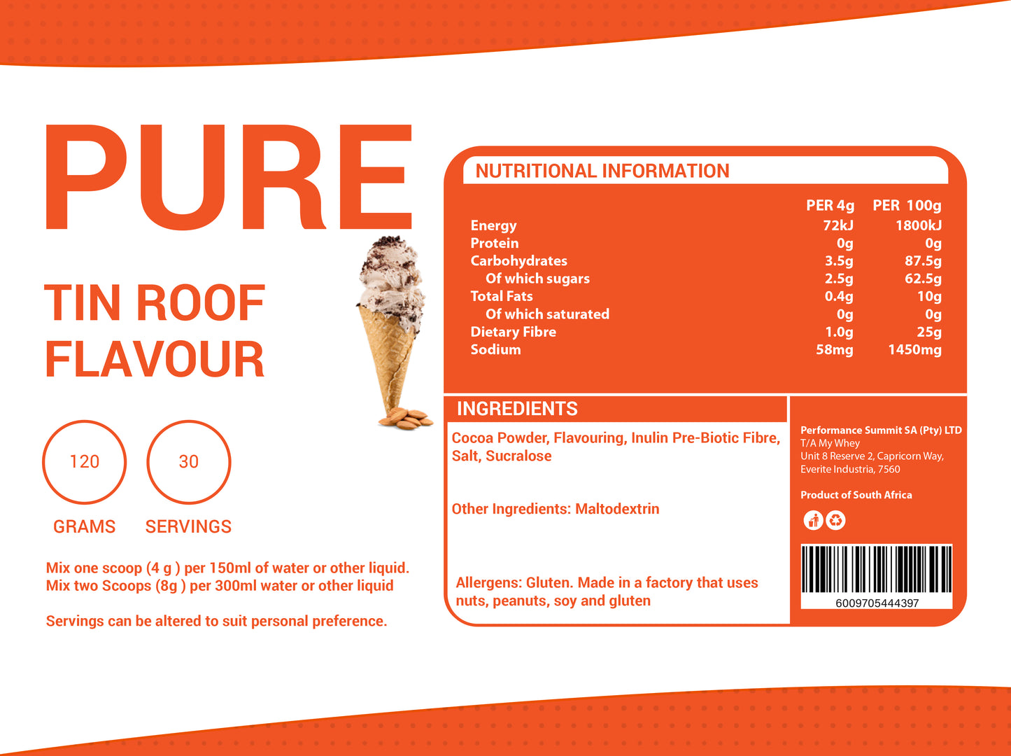 Tin Roof Flavour Powder 120g