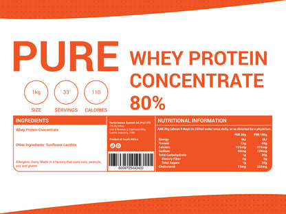 Whey Protein Concentrate 80%