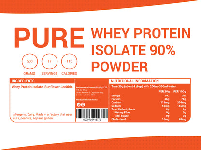Whey Protein Isolate 90% Powder